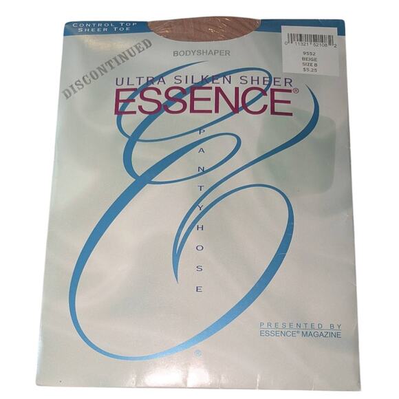 NWT Discontinued Essence Ultra Silken Sheer Bodyshaper Panty Hose Beige S/M (B) - Picture 1 of 6